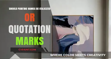 Italicize or Quote: The Right Way to Title Paintings