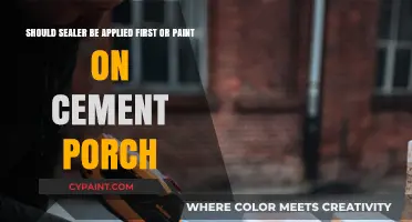 Sealer vs. Paint: The Right Order for Your Cement Porch