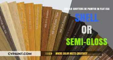 Choosing the Perfect Shutter Finish: Flat Egg Shell vs. Semi-Gloss