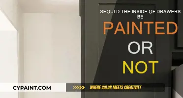 The Drawer Debate: Paint or Not?