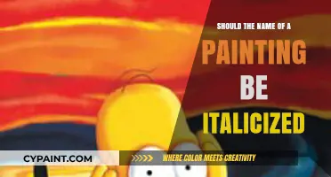 Italicizing Art: Should Painting Titles Be in Italics?
