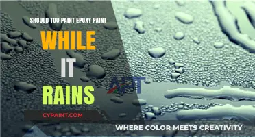 Painting in the Rain: Can You Apply Epoxy Paint Safely?