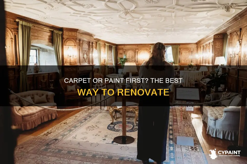 should we paint before or after the new carpet