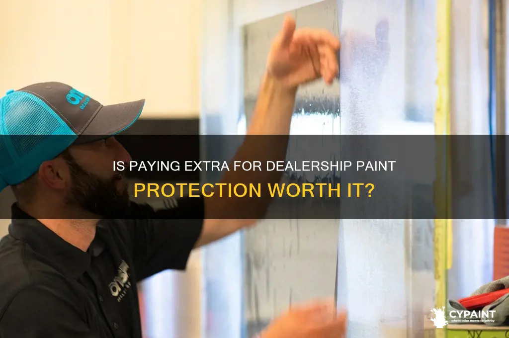 should we pay extra for paint protection dealership