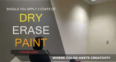 Applying Dry Erase Paint: One or Two Coats?