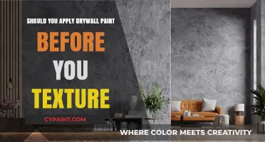 Drywall Paint Before Texturing: Pros, Cons, and Best Practices