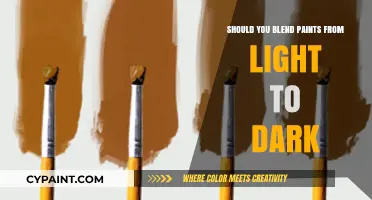 Blending Paints: Light to Dark Technique for Artists