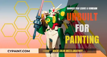 Unbuilt Gundam Models: Pros and Cons of Painting Before Assembly