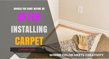 Paint First or Lay Carpet: Timing Tips for Home Renovations