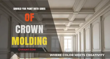 Painting Both Sides of Crown Molding: Essential or Optional?