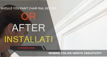 How to Paint Chair Rails: Before or After Installation?