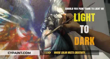 Unveiling the Painter's Dilemma: Dark to Light or Light to Dark?