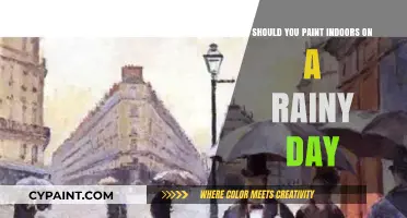 Rainy Day Creativity: Should You Paint Indoors When It's Pouring?