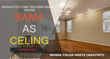 How to Paint Molding: Ceiling Color or Contrast?