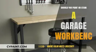 Paint or Stain: Best Finish for Your Garage Workbench?