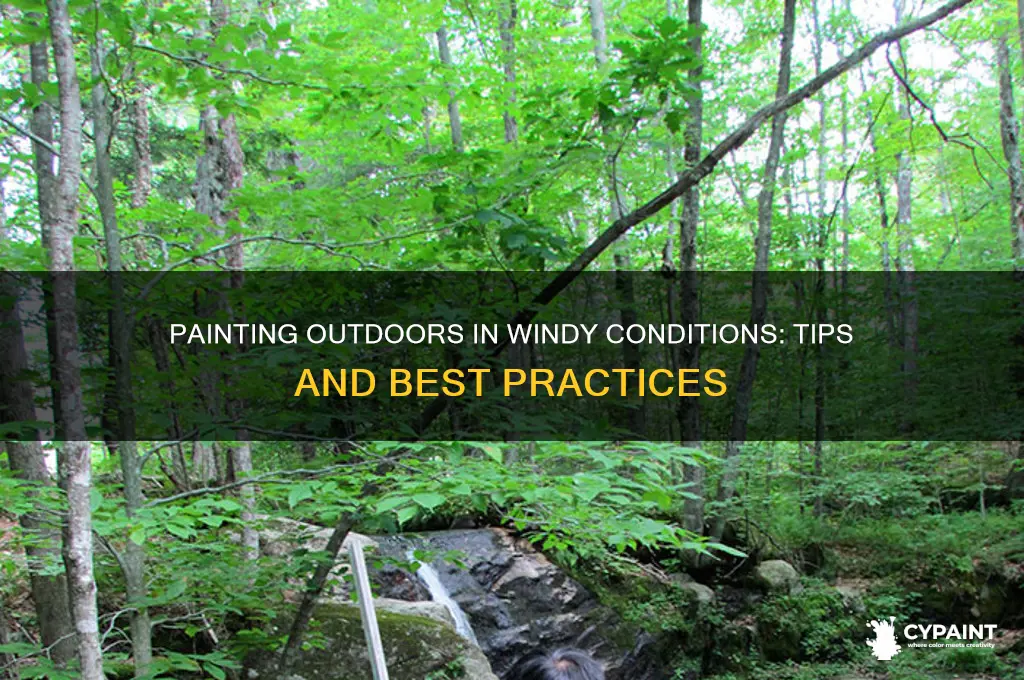 should you paint outside when it is windy