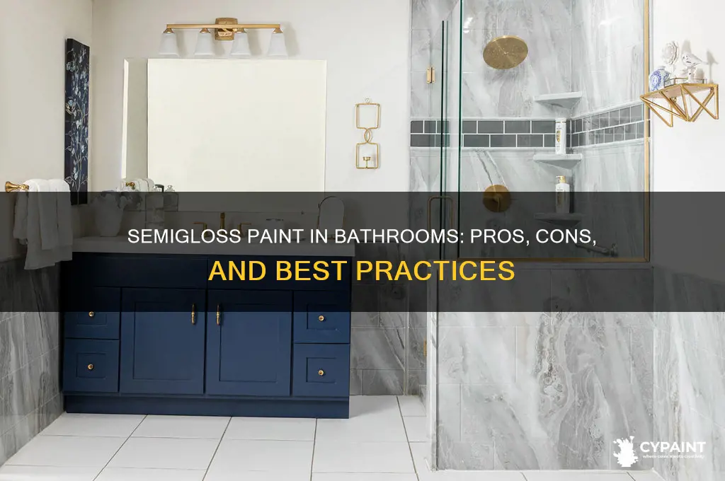 should you paint the bathroom with semigloss paint