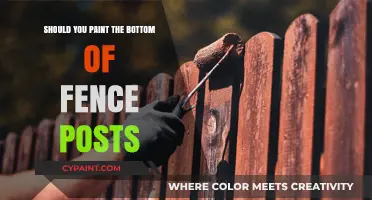 Painting Fence Posts: Is Coating the Bottom Necessary for Longevity?