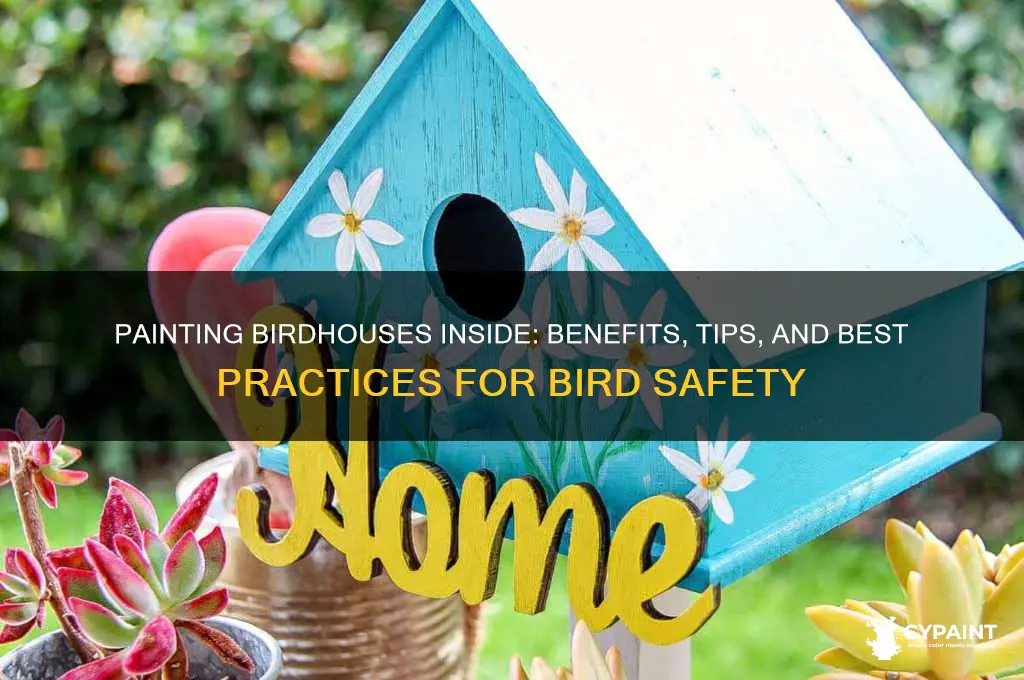 should you paint the inside of a birdhouse