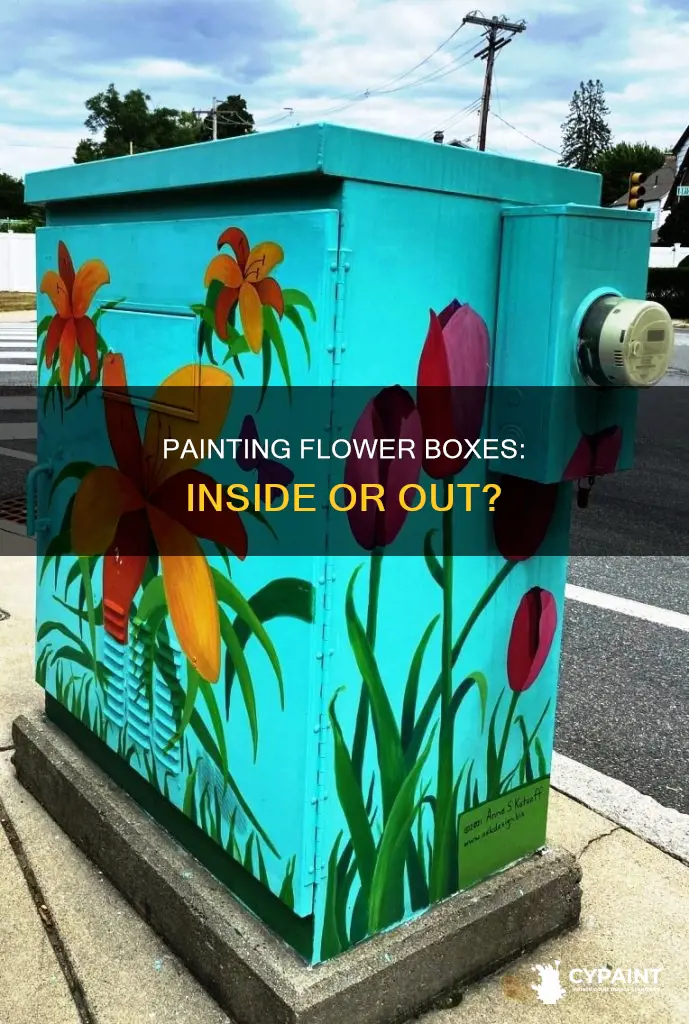 should you paint the inside of a flower box