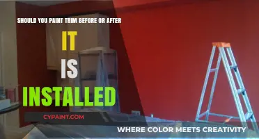 Trim Painting Dilemma: Before or After Installation?