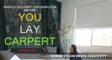 Paint Your Subfloor: Necessary Step Before Laying Carpet?
