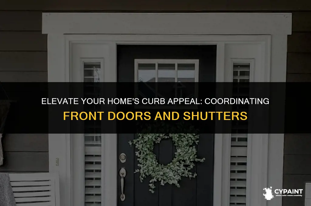 should you paint your front dooor to coordiate with shutters
