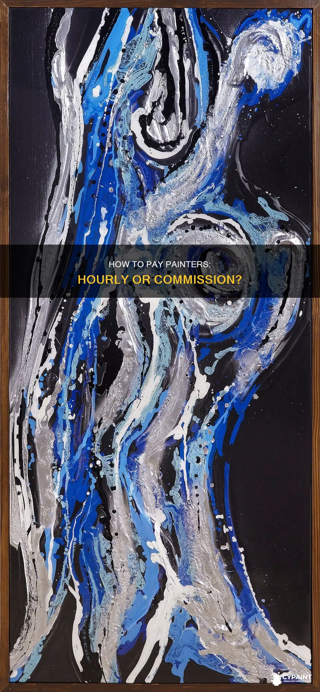 should you pay per hour or commission for painting