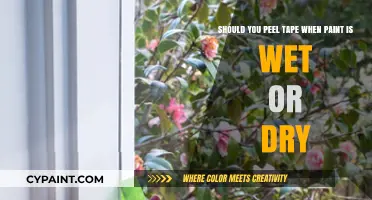 Peeling Tape: Wet or Dry Paint? The Ultimate Guide