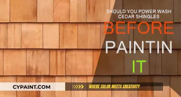 Power Washing Cedar Shingles: To Paint or Not?