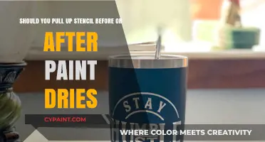 Stencil Removal Dilemma: Before or After Paint Dries?