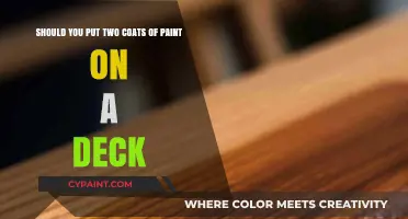Deck Painting Dilemma: One Coat vs. Two Coats - What's Best?