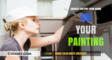 Should You Sign Your Name on Your Painting? Pros and Cons