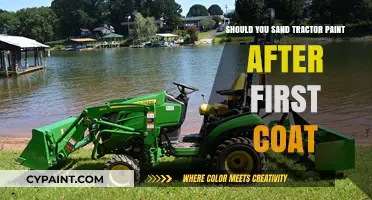 Should You Sand Tractor Paint After the First Coat?