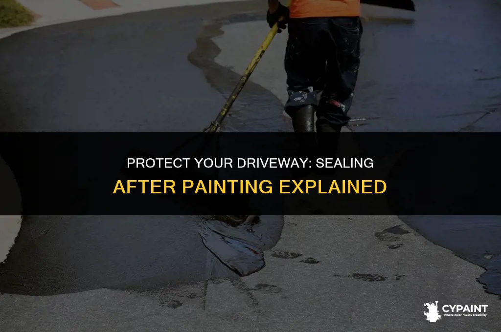 should you seal a driveway after you have painted it
