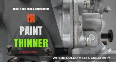 Should You Soak a Carburetor in Paint Thinner? Pros and Cons