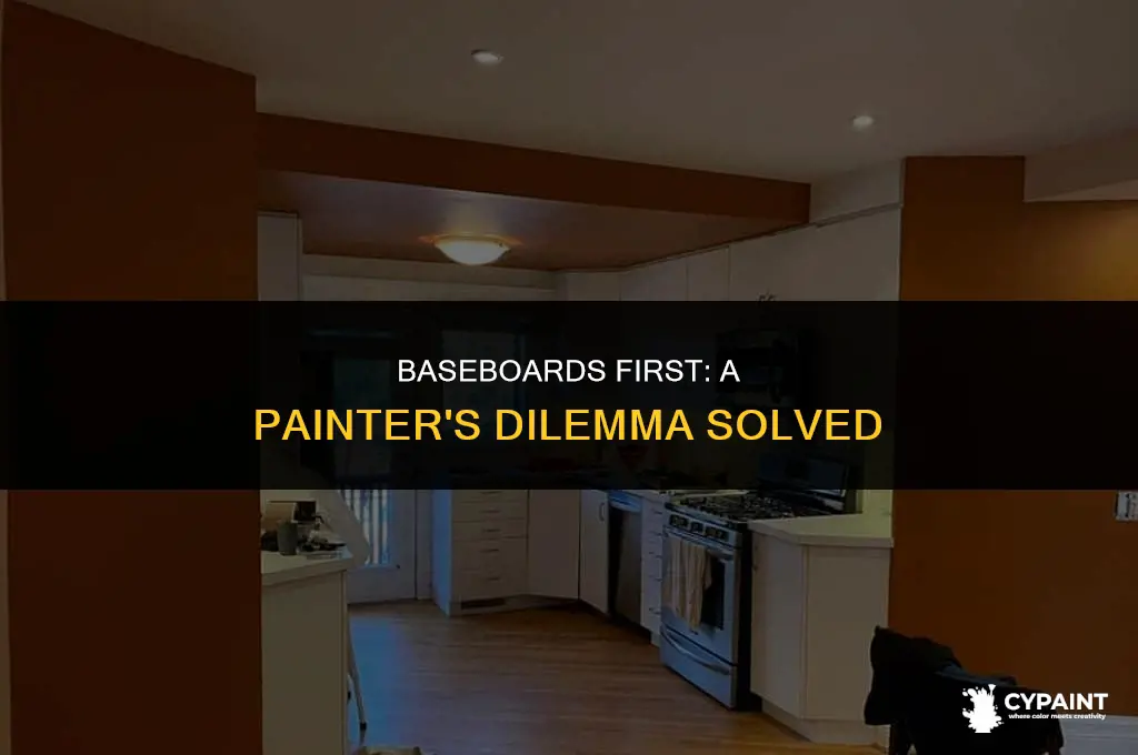 should you start paint a room with the baseboards first