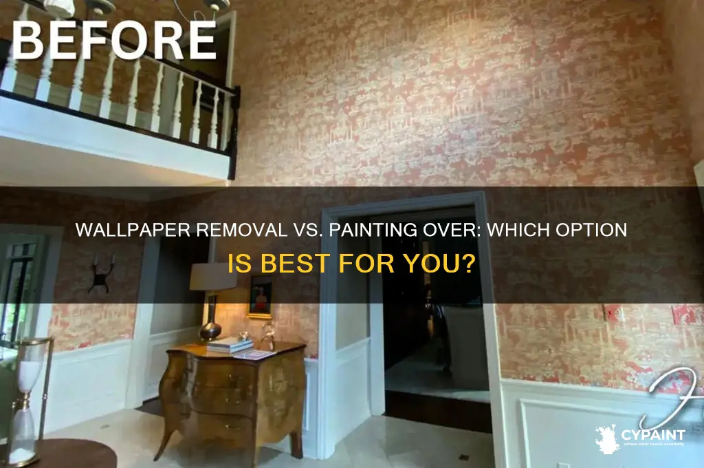 Should You Paint Over Wallpaper