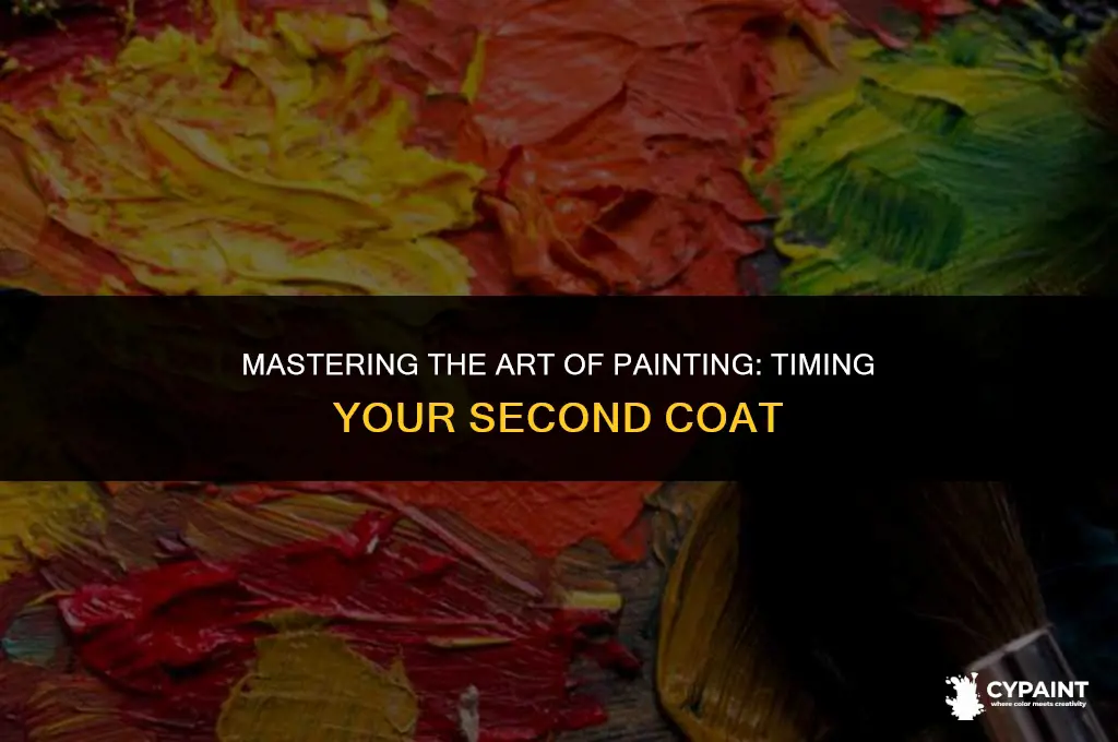 should you wait for paint to dry before second coat