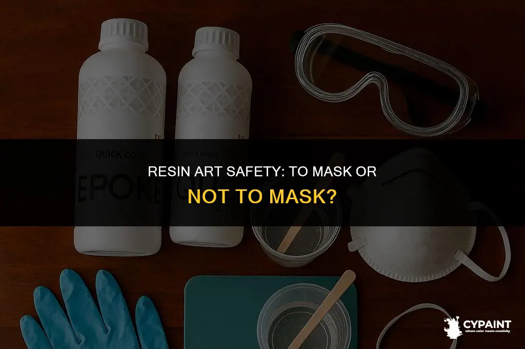 should you wear a mask when painting with art resin