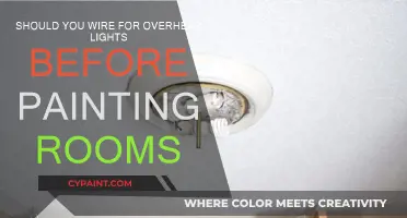 Wiring Overhead Lights: Paint Before or After?