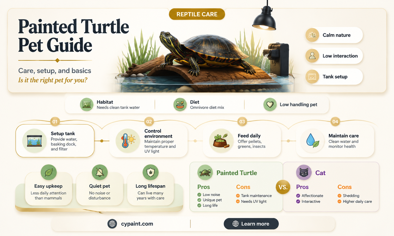 can you keep a painted turtle as a pet