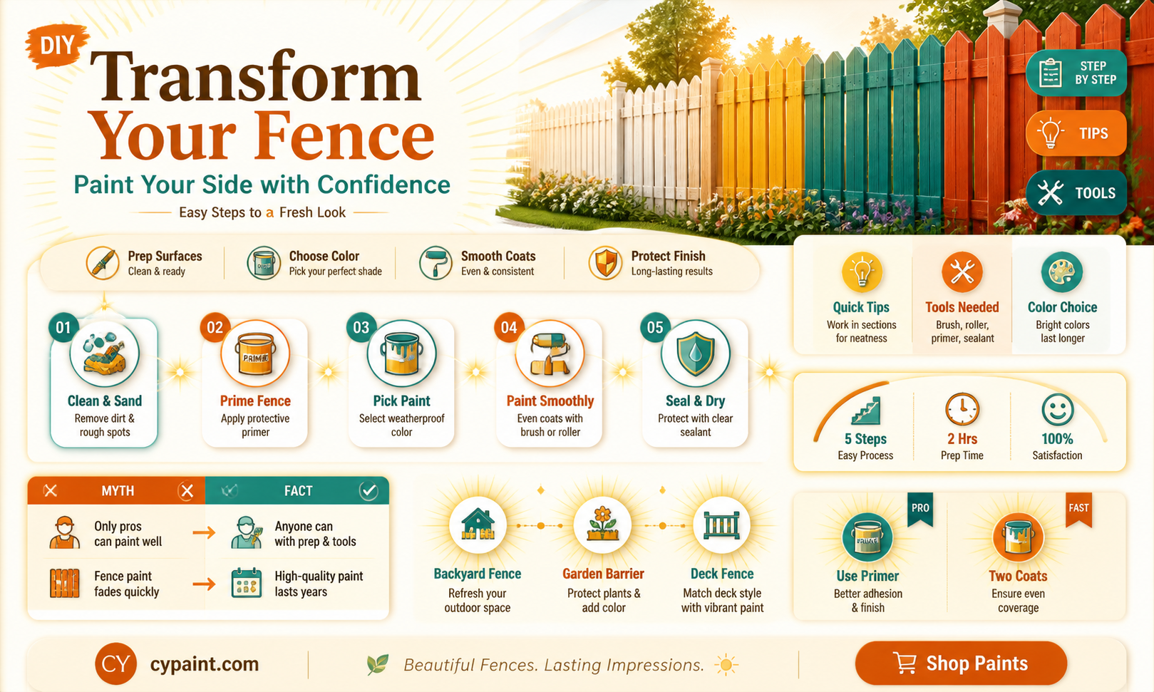 can i paint my side of neighbours fence uk