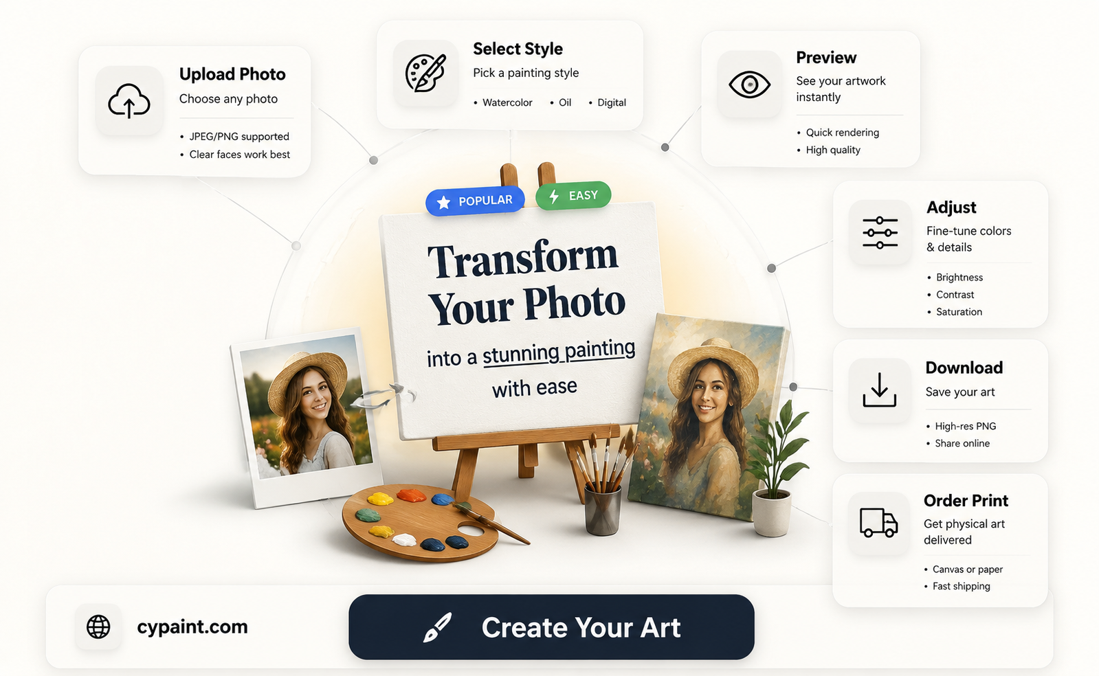 can somone take a photo you have and paint it