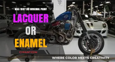 1997 Harley-Davidson Paint Mystery: Lacquer or Enamel Original Finish?