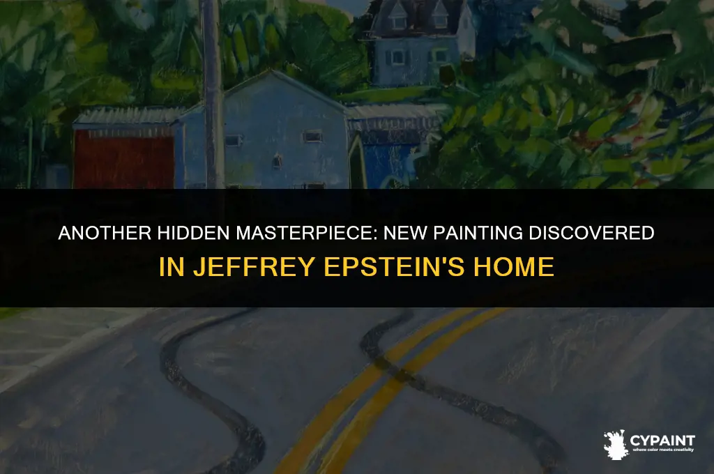 was a new painting found in another jeffrey eostein home