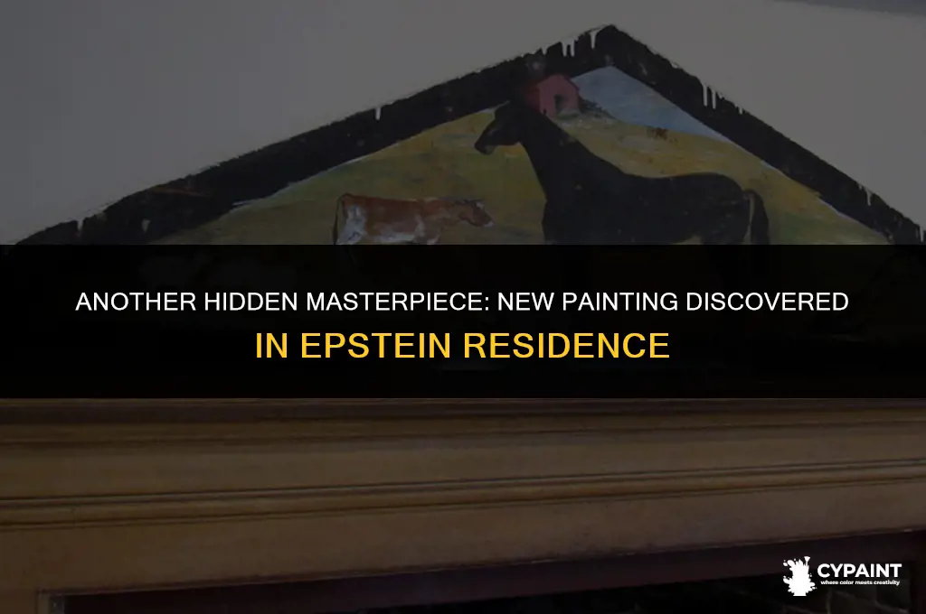 was a new painting found in another jeffrey epstein home