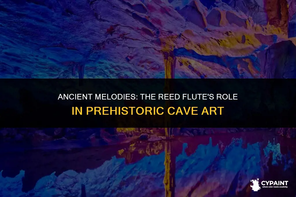 was blowing through a reed a method for cave painting