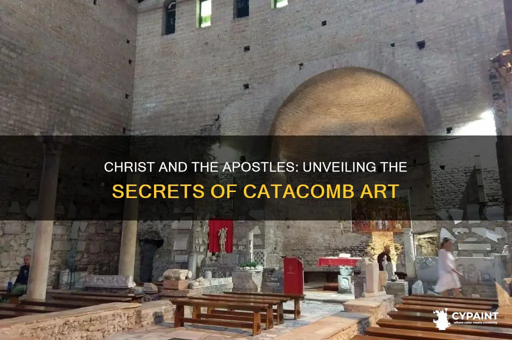 was christ and the apostes a catacomb painting