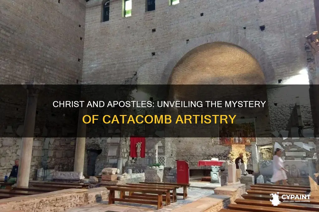 was christ and the apostles a catacomb painting